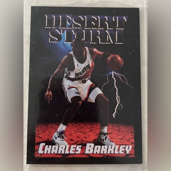 1994 Skybox Charles Barkley “Desert Storm” Card #332! RARE! - Picture 1 of 5